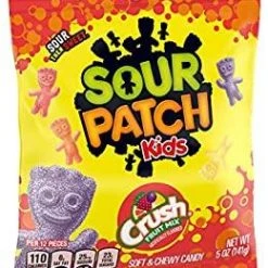 Joys Delights Lolly Shop Online Sour Patch Kids Assorted Crush 141g American Lollies