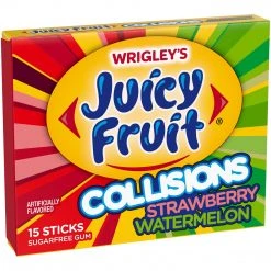 Joy's De'Lights Sugar Free Juicy Fruit Collisions Strawberry Watermelon