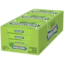 Joy's De'Lights Bulk Wrigley's Doublemint Gum 15 Sticks Box