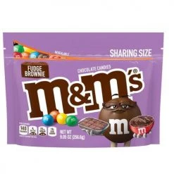 Joys Delights Lolly Shop Online M&M's Fudge Brownie 256g Milk Chocolate