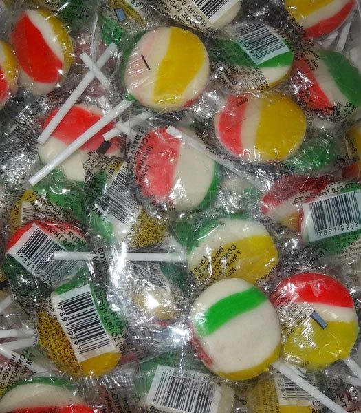 Joy's De'Lights All Candy Small Rainbow Lollipop Single 1 Joy's De'Lights All Candy Small Rainbow Lollipop Single