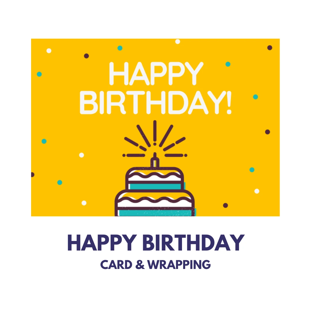 WrapItSmart Happy Birthday Gift Wrapping & Card 1 WrapItSmart Happy Birthday Gift Wrapping & Card