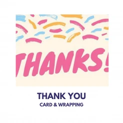 WrapItSmart Gifts Thank You Gift Wrapping & Card