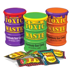 Joy's De'Lights All Candy Toxic Waste Hazardously Sour Drum