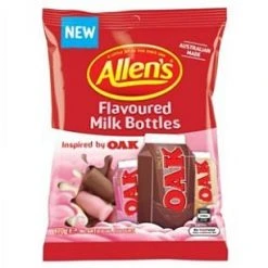 Joys Delights Lolly Shop Online Allen's Oak Flavoured Milk Bottles 170g