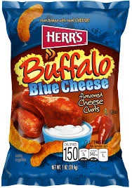 Joys Delights Lolly Shop Online Herr's Buffalo Blue Cheese Curls 170g On Sale 1 Joys Delights Lolly Shop Online Herr's Buffalo Blue Cheese Curls 170g On Sale