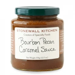 Joy's De'Lights Condiments Stonewall Bourbon Pecan Caramel Sauce 354g
