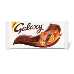 Joys Delights Lolly Shop Online Galaxy Smooth Orange Chocolate Block 110g Milk Chocolate