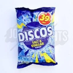 Joys Delights Lolly Shop Online Discos Salt & Vinegar Bulk UK Chips