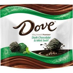 Joys Delights Lolly Shop Online American Chocolate Dove Dark Chocolate & Mint Swirl Bulk