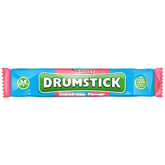 Joys Delights Lolly Shop Online UK Lollies Drumstick Bubblegum Chew Bar 1 Joys Delights Lolly Shop Online UK Lollies Drumstick Bubblegum Chew Bar