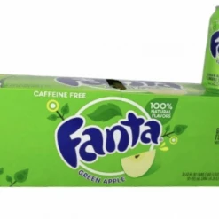 Joy's De'Lights Fanta Green Apple 12 Pack Carton
