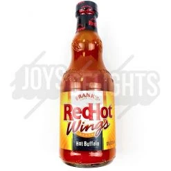 Joy's De'Lights Franks Red Hot Wings Hot Buffalo Sauce 355mL