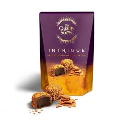 Funworks Milk Chocolate Quality Street Intrigue Salted Caramel Truffles Bulk