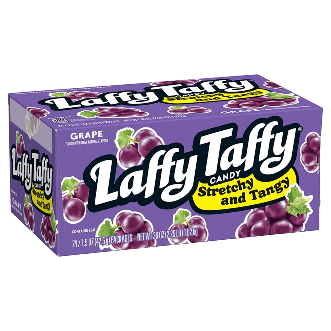 Joy's De'Lights Laffy Taffy Grape Bulk 2 Joy's De'Lights Laffy Taffy Grape Bulk