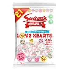 Joys Delights Lolly Shop Online Swizzels Love Hearts Bag 142g Nostalgic