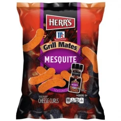 Joy's De'Lights American Chips Herrs Mesquite Cheese Curls