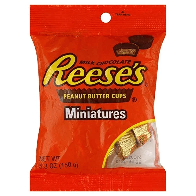 Funworks American Chocolate Reeses Minatures Hangsell Box 1 Funworks American Chocolate Reeses Minatures Hangsell Box