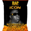 Joys Delights Lolly Shop Online American Chips Rap Snacks Notorious B.I.G. Cookout BBQ Chips 78g