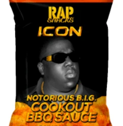 Joys Delights Lolly Shop Online American Chips Rap Snacks Notorious B.I.G. Cookout BBQ Chips 78g