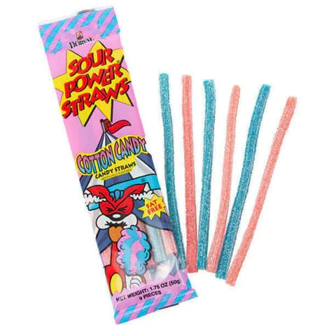 Joys Delights Lolly Shop Online New Arrivals Sour Power Straws Cotton Candy 1 Joys Delights Lolly Shop Online New Arrivals Sour Power Straws Cotton Candy