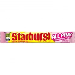 Joys Delights Lolly Shop Online Starburst All Pink Tube 58g