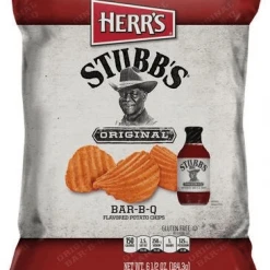 Joy's De'Lights American Chips Herrs Stubbs BBQ Chips