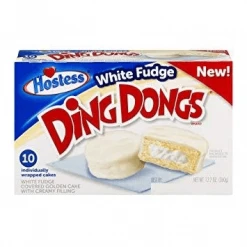 Joy's De'Lights White Chocolate Hostess White Fudge Ding Dong Single