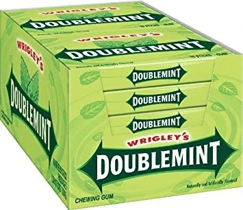 Joy's De'Lights Bulk Wrigley's Doublemint Gum 15 Sticks Box 2 Joy's De'Lights Bulk Wrigley's Doublemint Gum 15 Sticks Box